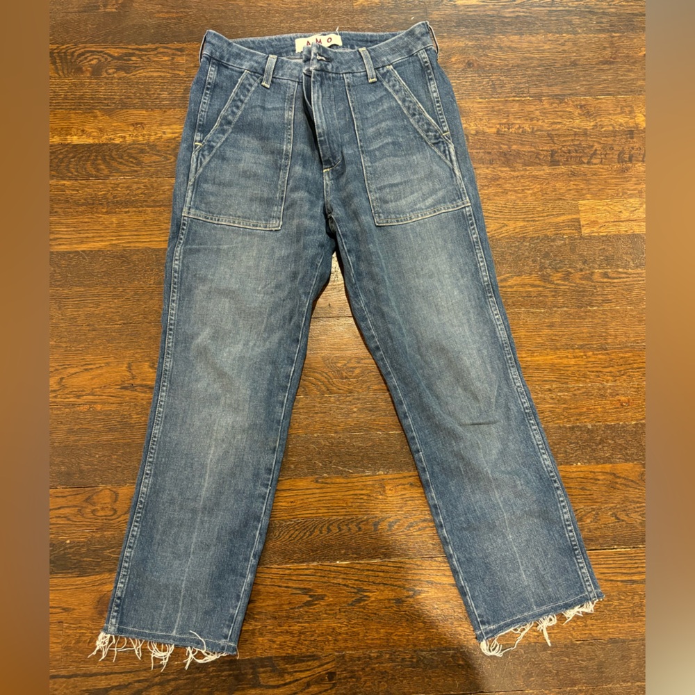 Amo army cropped jeans